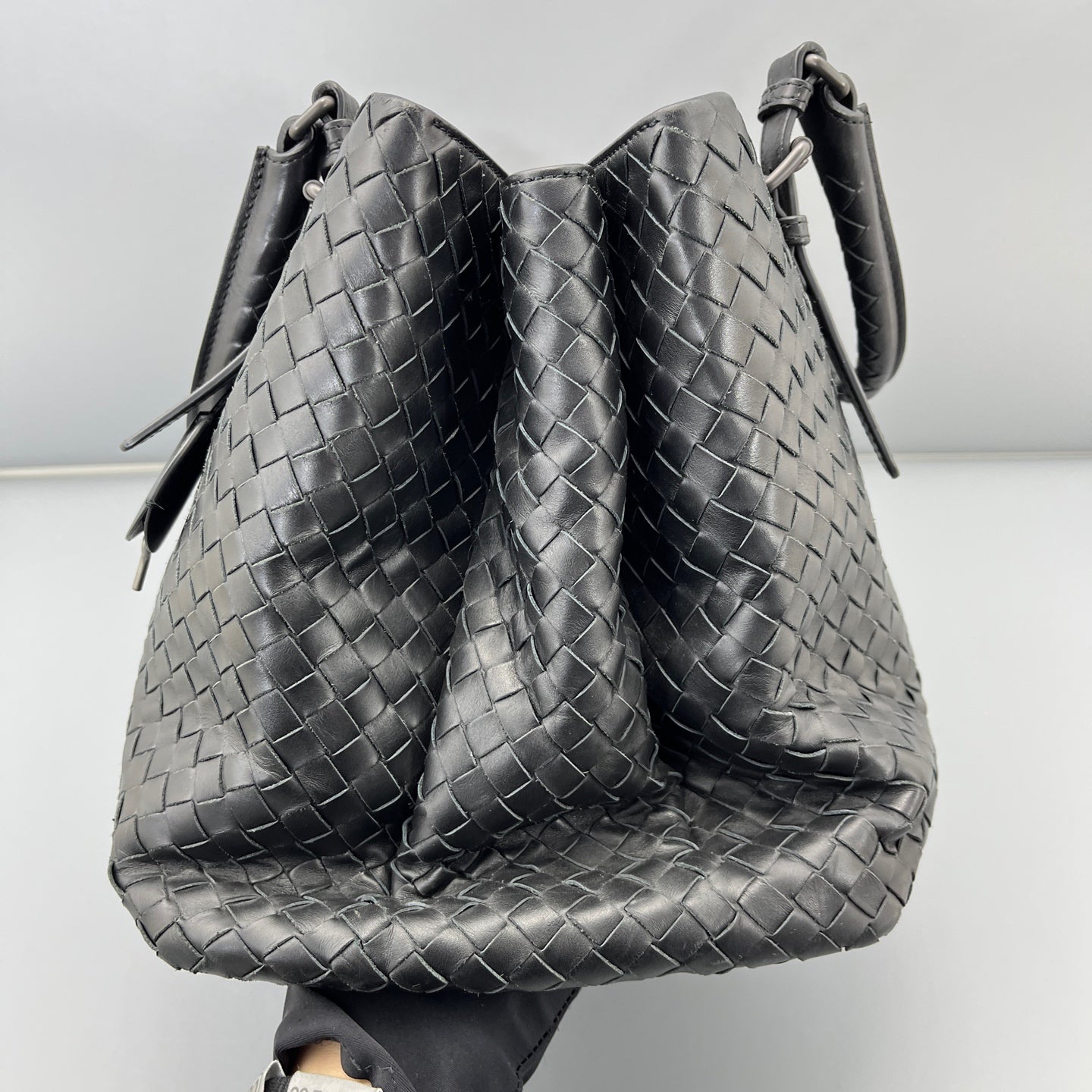 Bottega Veneta - Roma - Intrecciato Leather - Black - (Large)