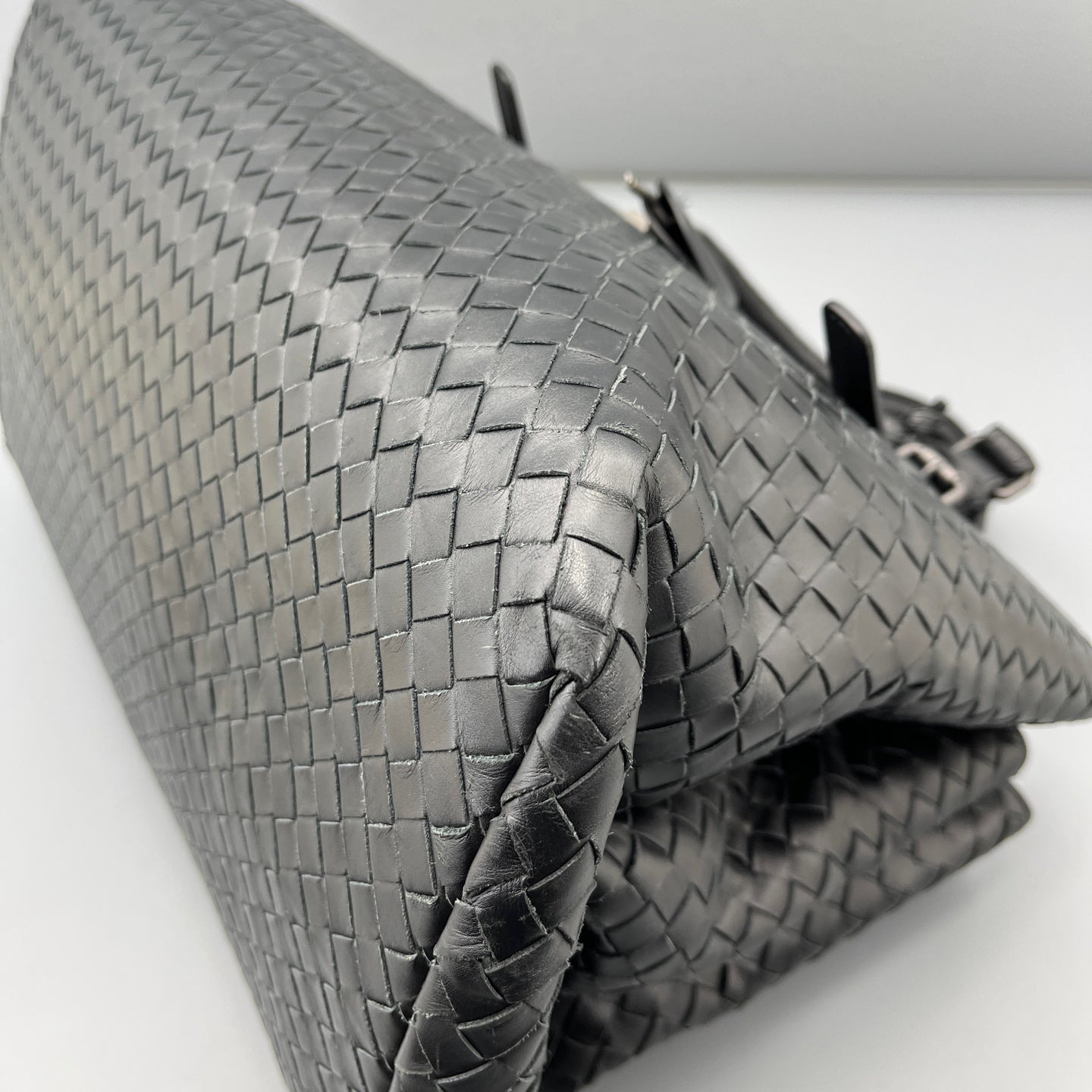 Bottega Veneta - Roma - Intrecciato Leather - Black - (Large)