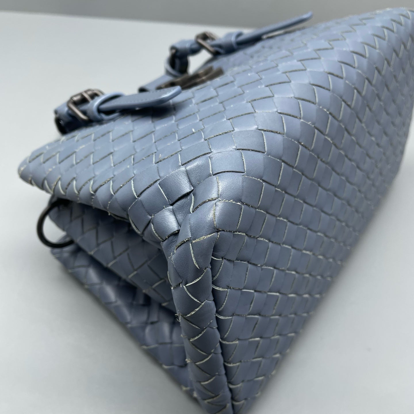 Bottega Veneta - Roma - Lambskin leather - Blue - (Medium)