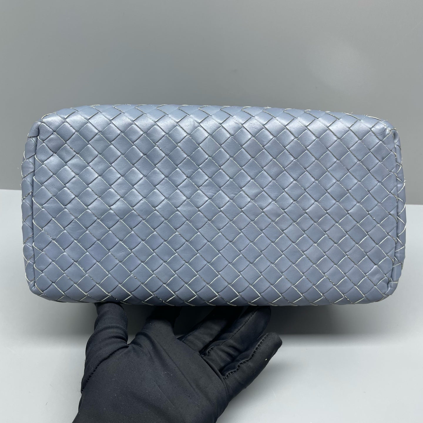 Bottega Veneta - Roma - Lambskin leather - Blue - (Medium)