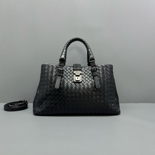 Bottega Veneta - Roma - Leather - Black - (medium)