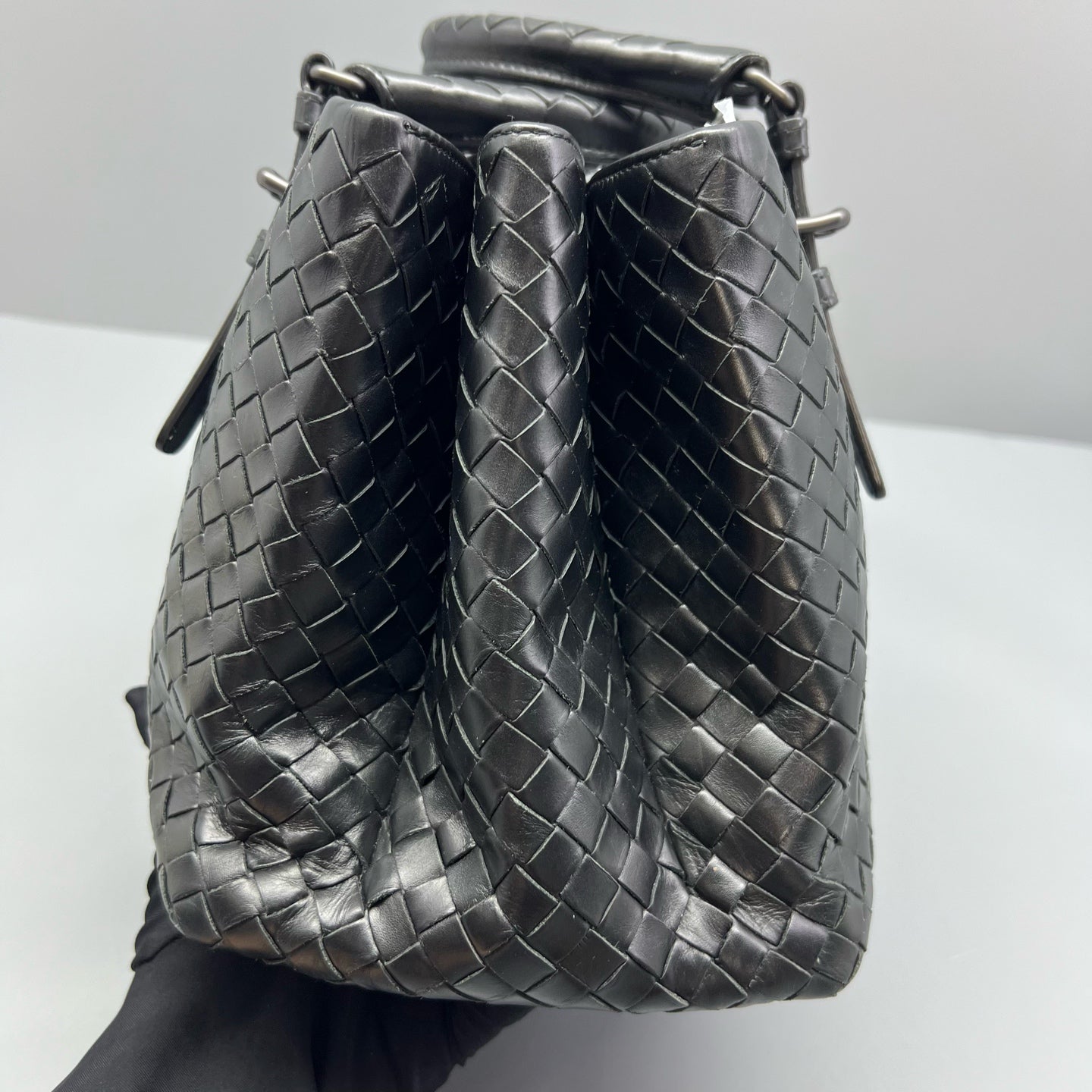 Bottega Veneta - Roma - Leather - Black - (Medium)