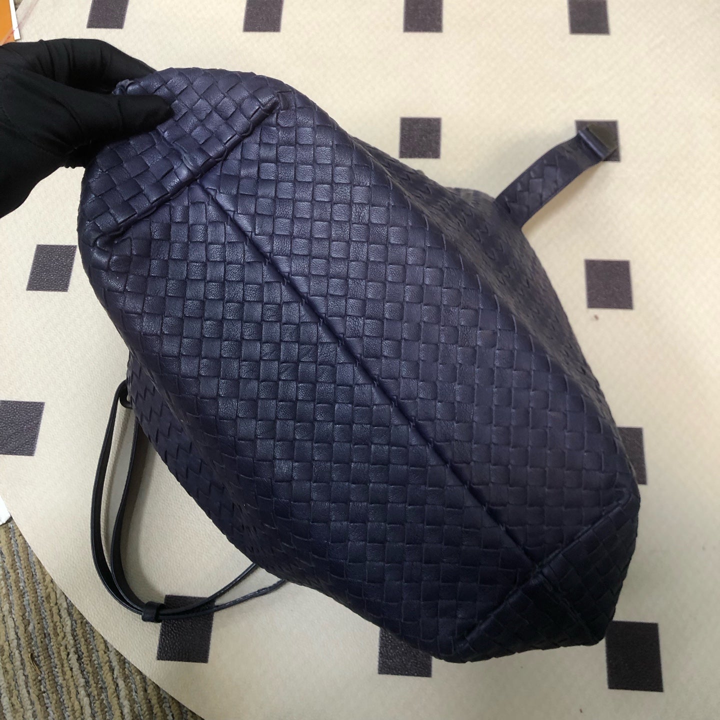 Bottega Veneta - Roma - Leather - Blue - (large)