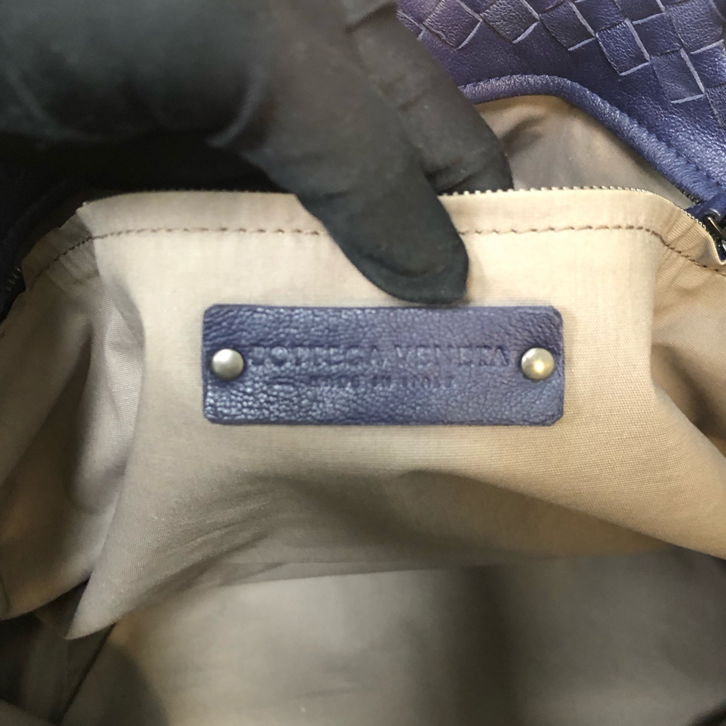 Bottega Veneta - Roma - Leather - Blue - (large)