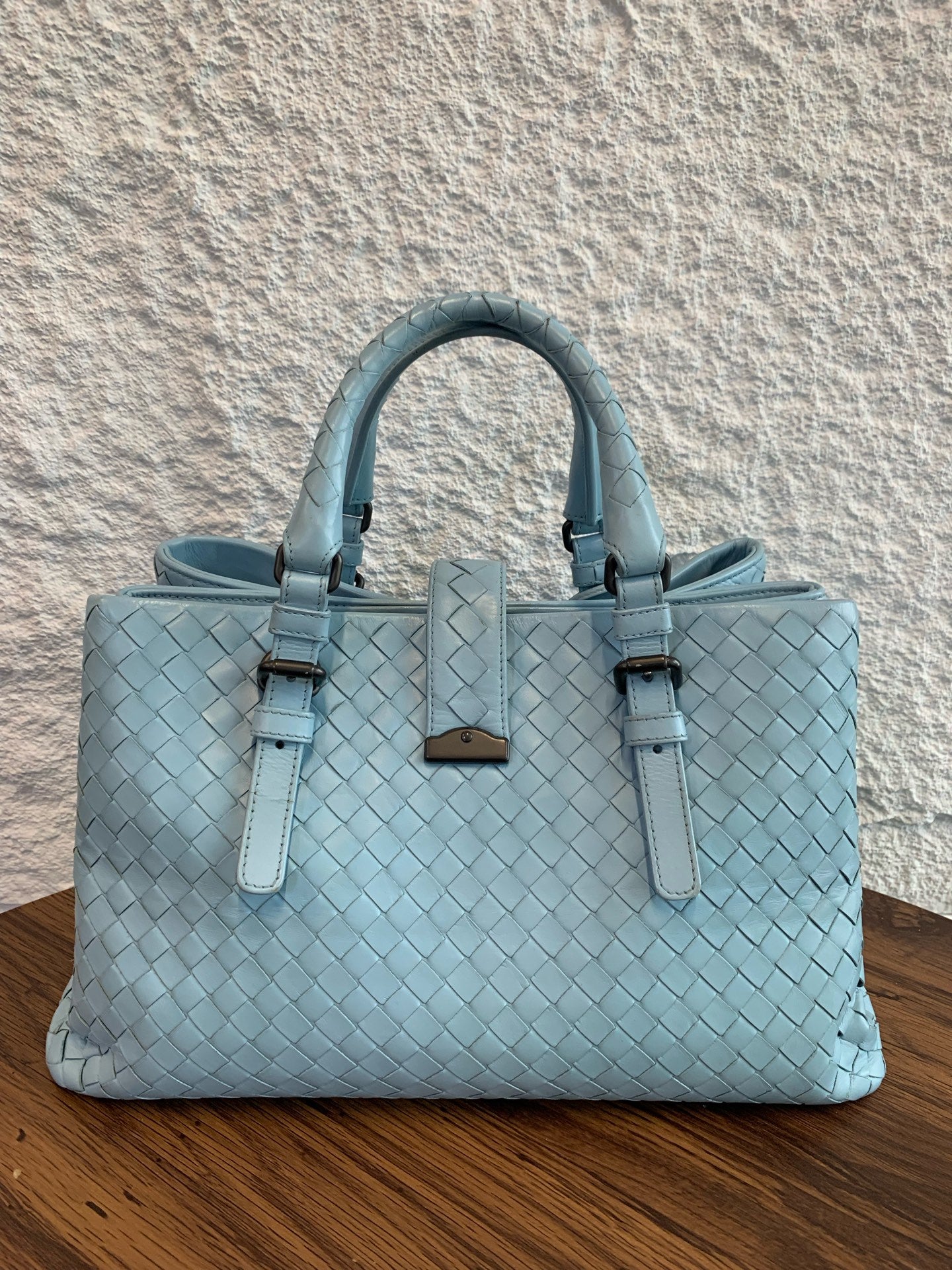 Bottega Veneta - Roma - Leather - Blue - (medium)