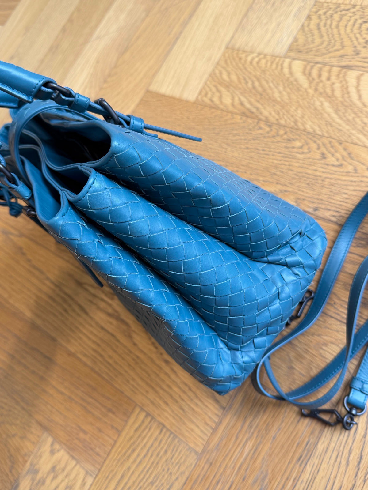 Bottega Veneta - Roma - Leather - Blue - (medium)