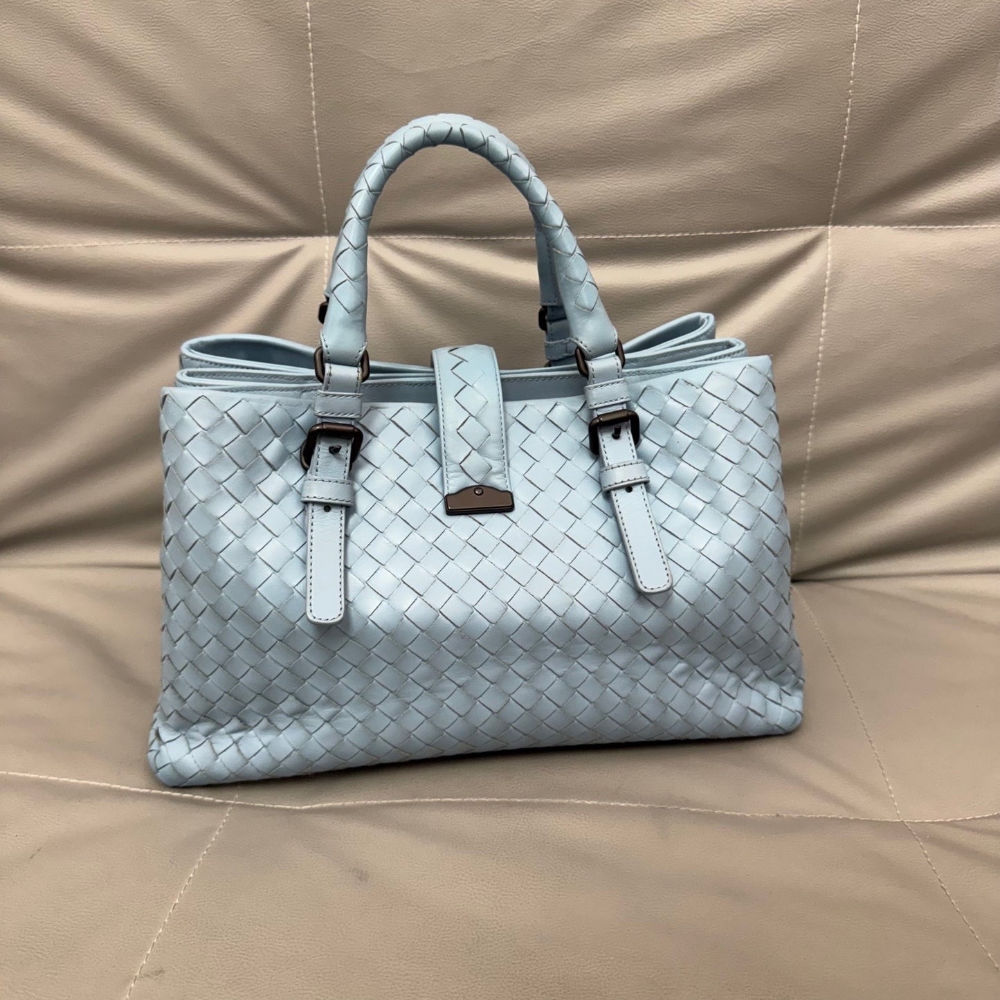 Bottega Veneta - Roma - Leather - Blue - (medium)