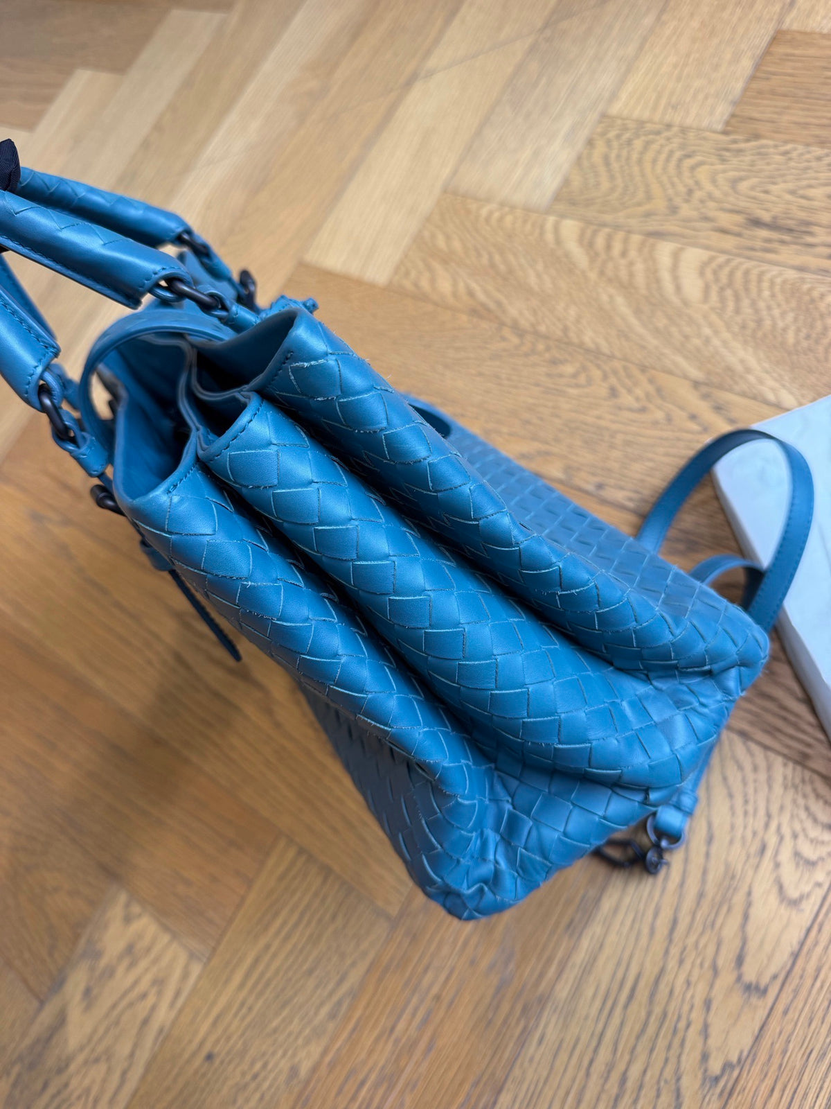 Bottega Veneta - Roma - Leather - Blue - (medium)