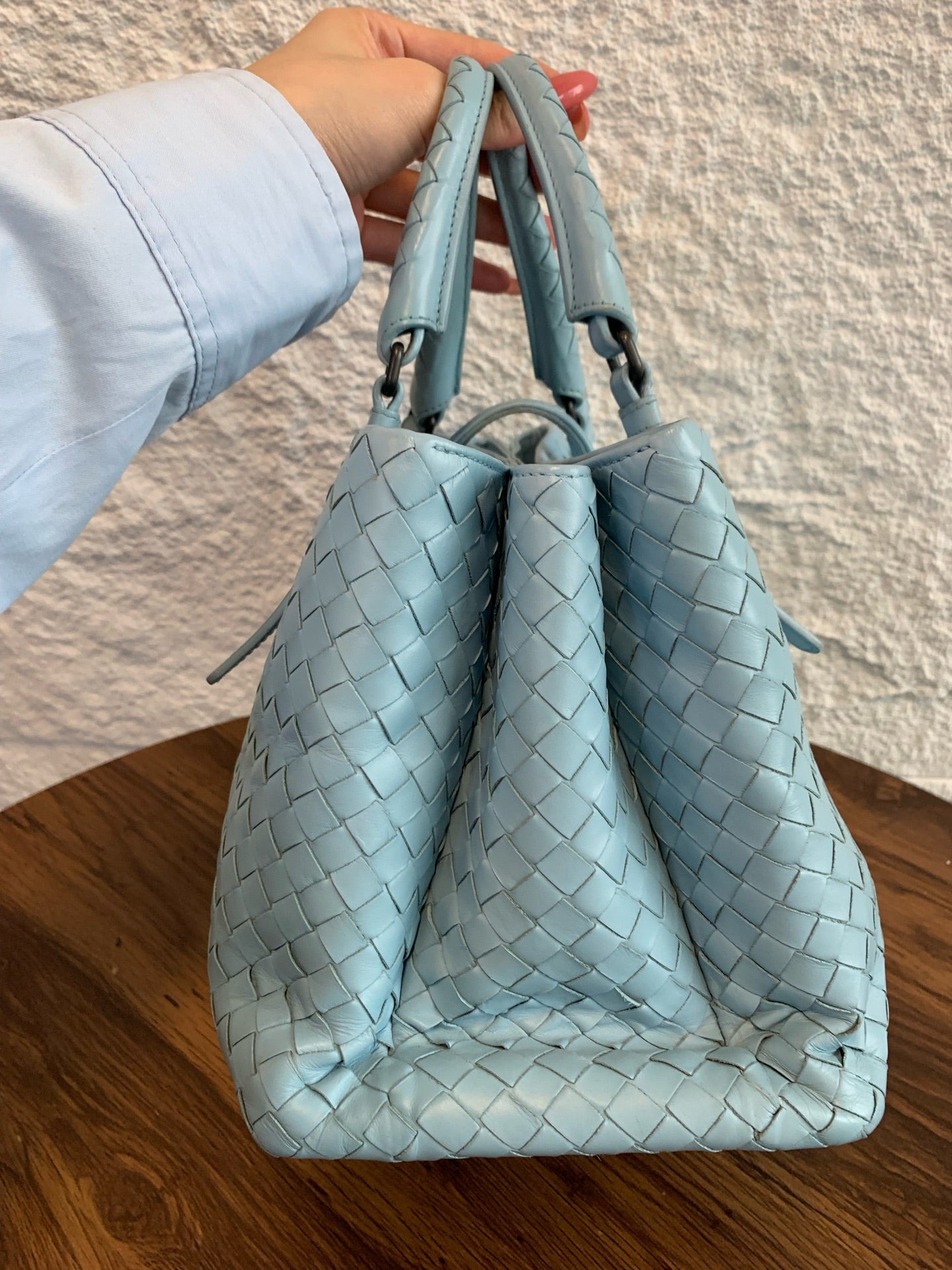 Bottega Veneta - Roma - Leather - Blue - (medium)