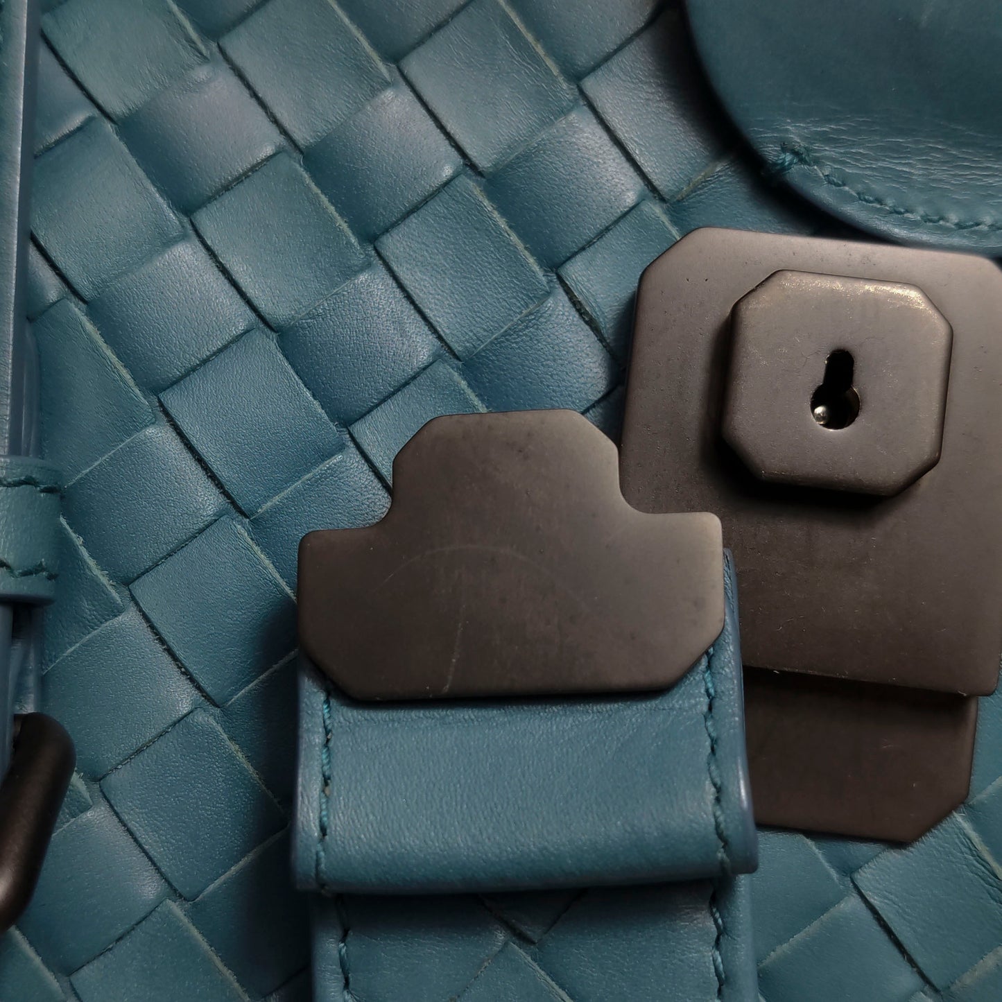 Bottega Veneta - Roma - Leather - Blue - (medium)