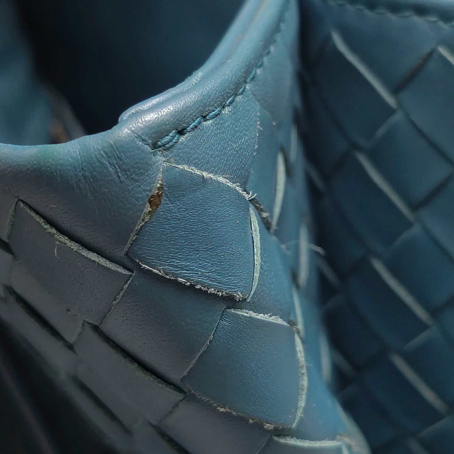 Bottega Veneta - Roma - Leather - Blue - (medium)
