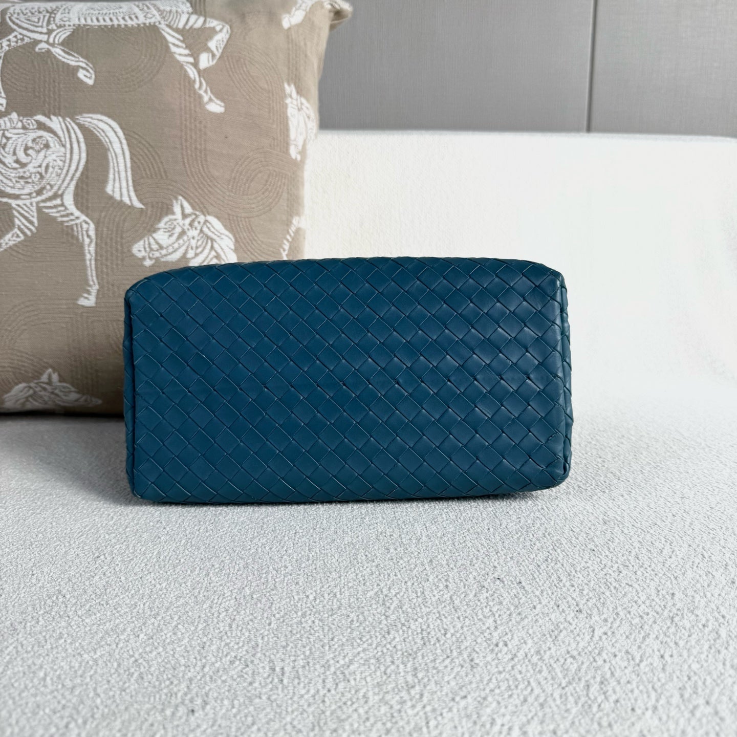 Bottega Veneta - Roma - Leather - Blue - (small)