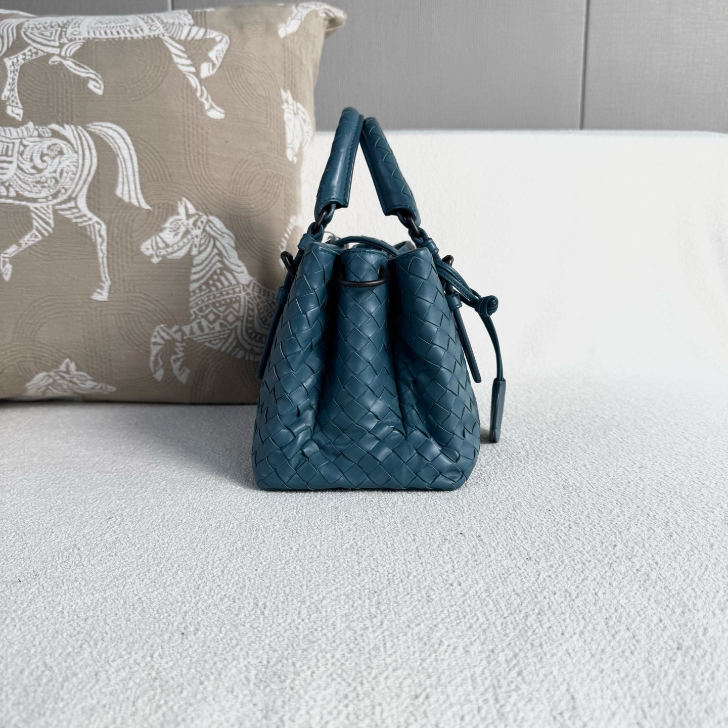 Bottega Veneta - Roma - Leather - Blue - (small)
