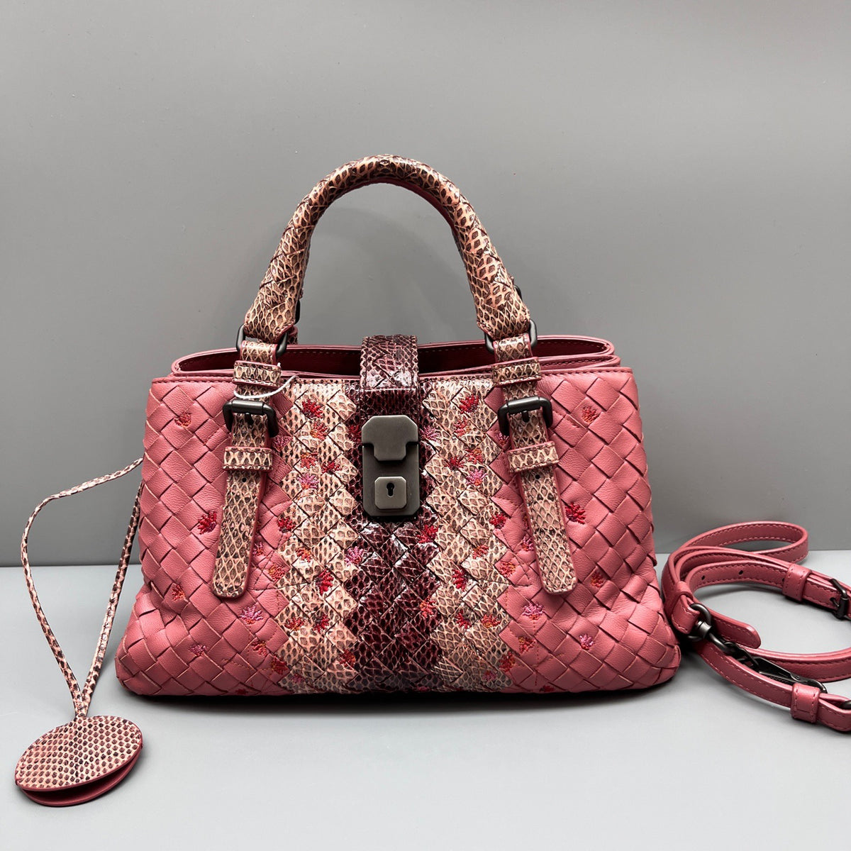 Bottega Veneta - Roma - Leather - Multicolour - (small)