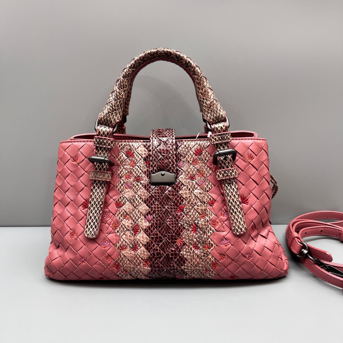 Bottega Veneta - Roma - Leather - Multicolour - (small)