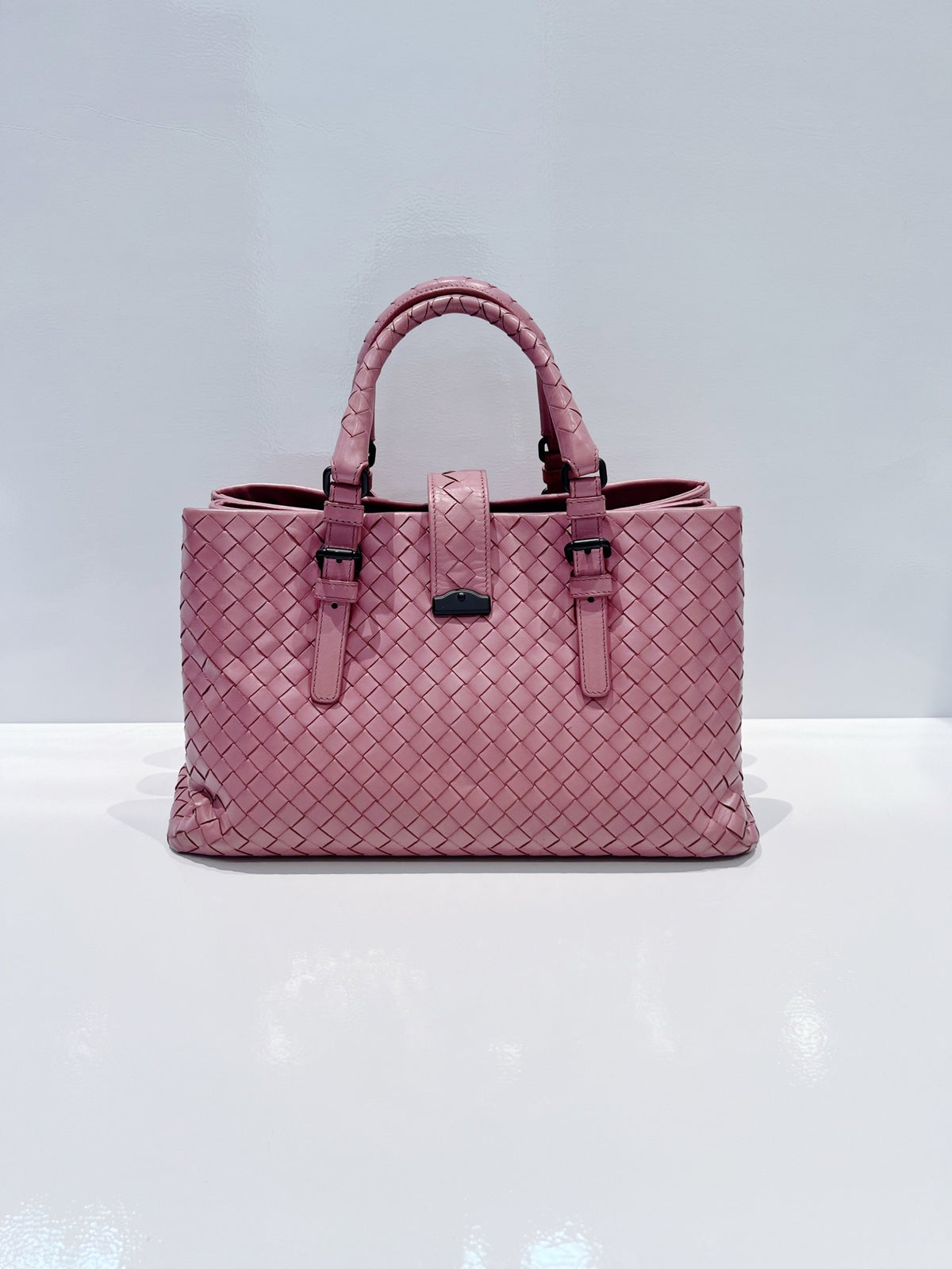 Bottega Veneta - Roma - Leather - Pink