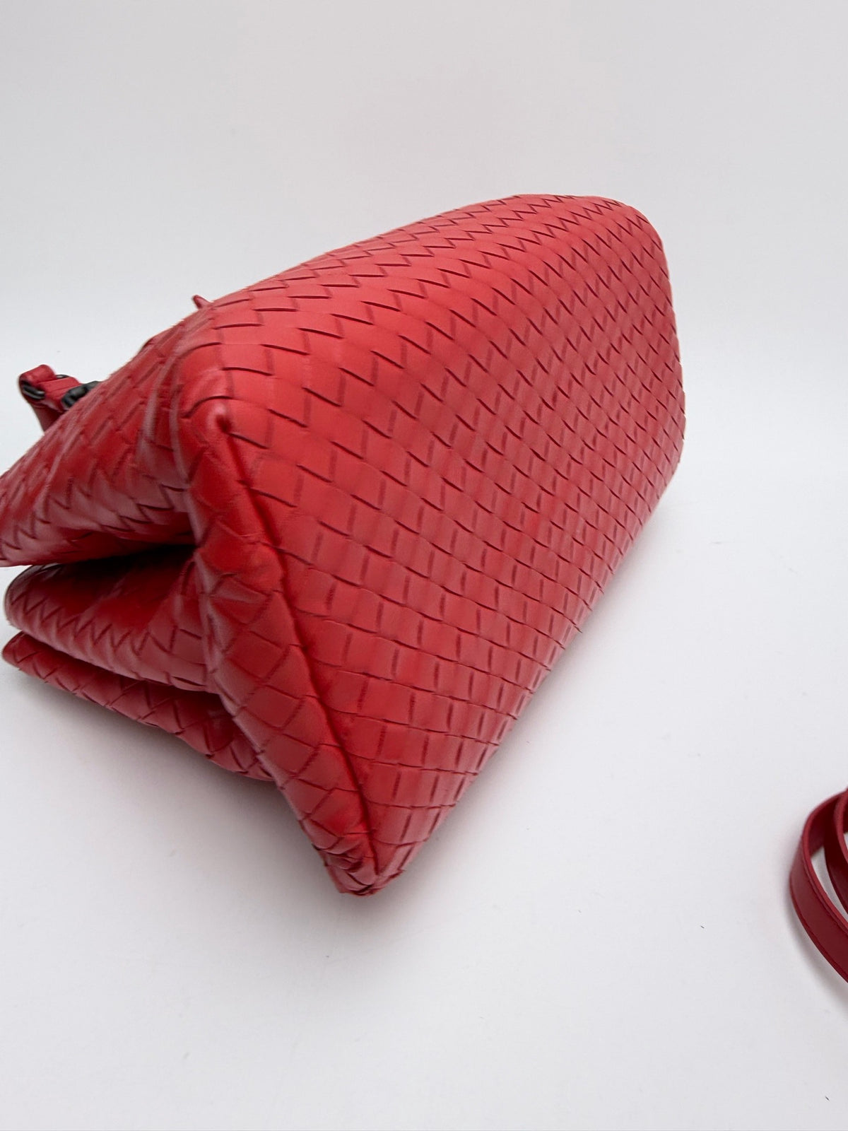 Bottega Veneta - Roma - Leather - Red - (large)