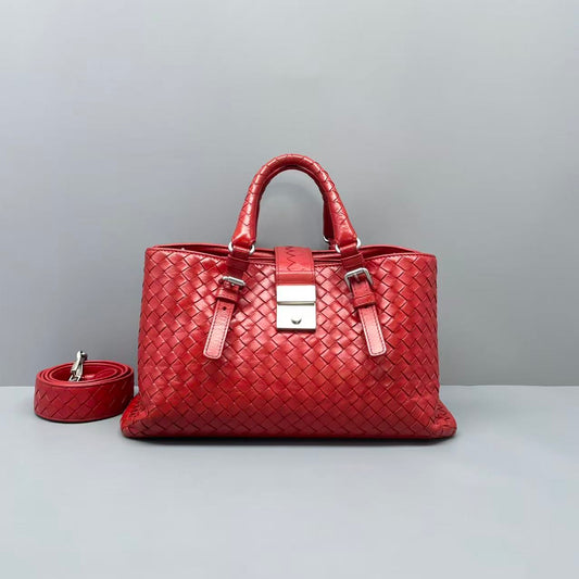 Bottega Veneta - Roma - Leather - Red - (medium)