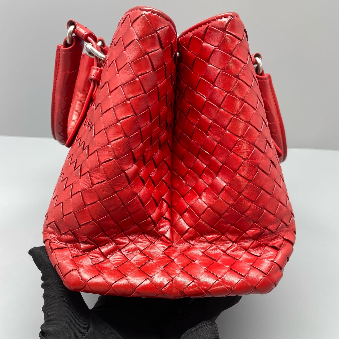 Bottega Veneta - Roma - Leather - Red - (medium)