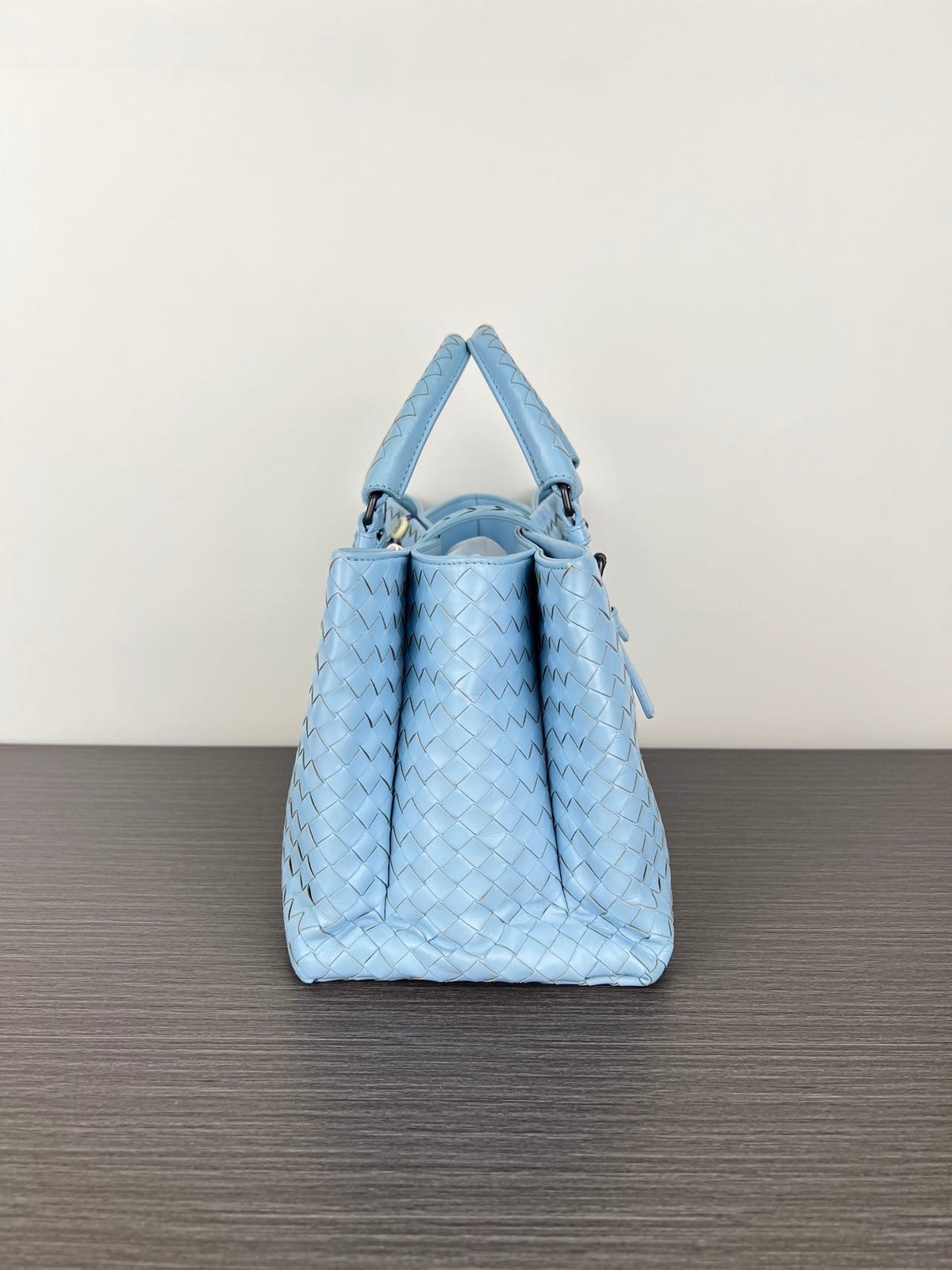 Bottega Veneta - Roma Medium - Leather - Blue - (medium)