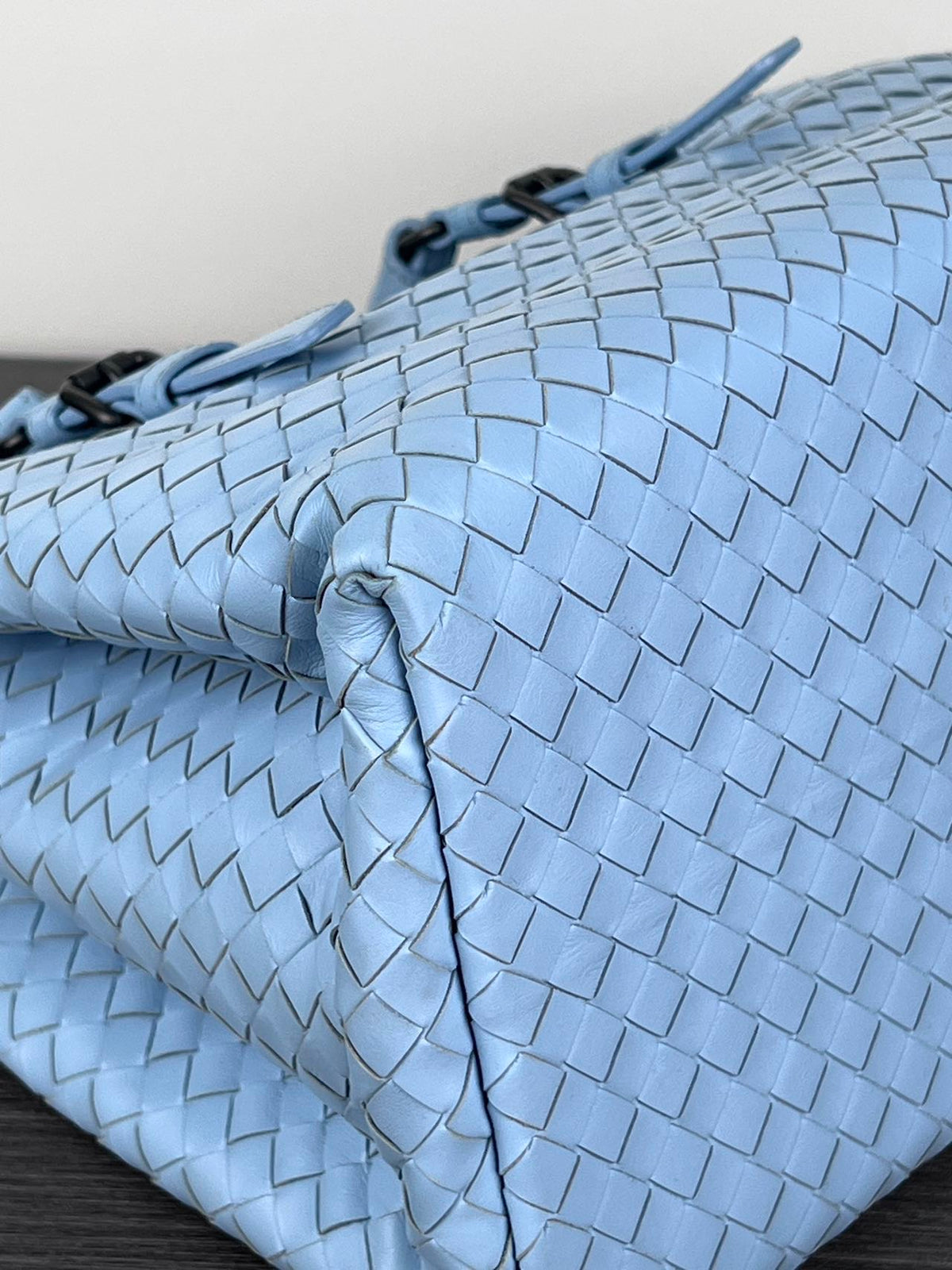Bottega Veneta - Roma Medium - Leather - Blue - (medium)