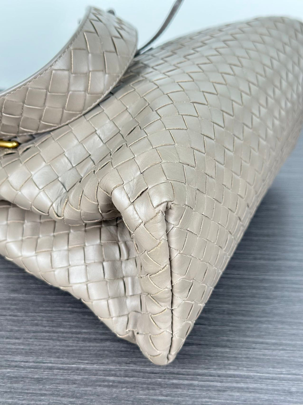 Bottega Veneta - Roma Mini - Leather - Grey - (mini)