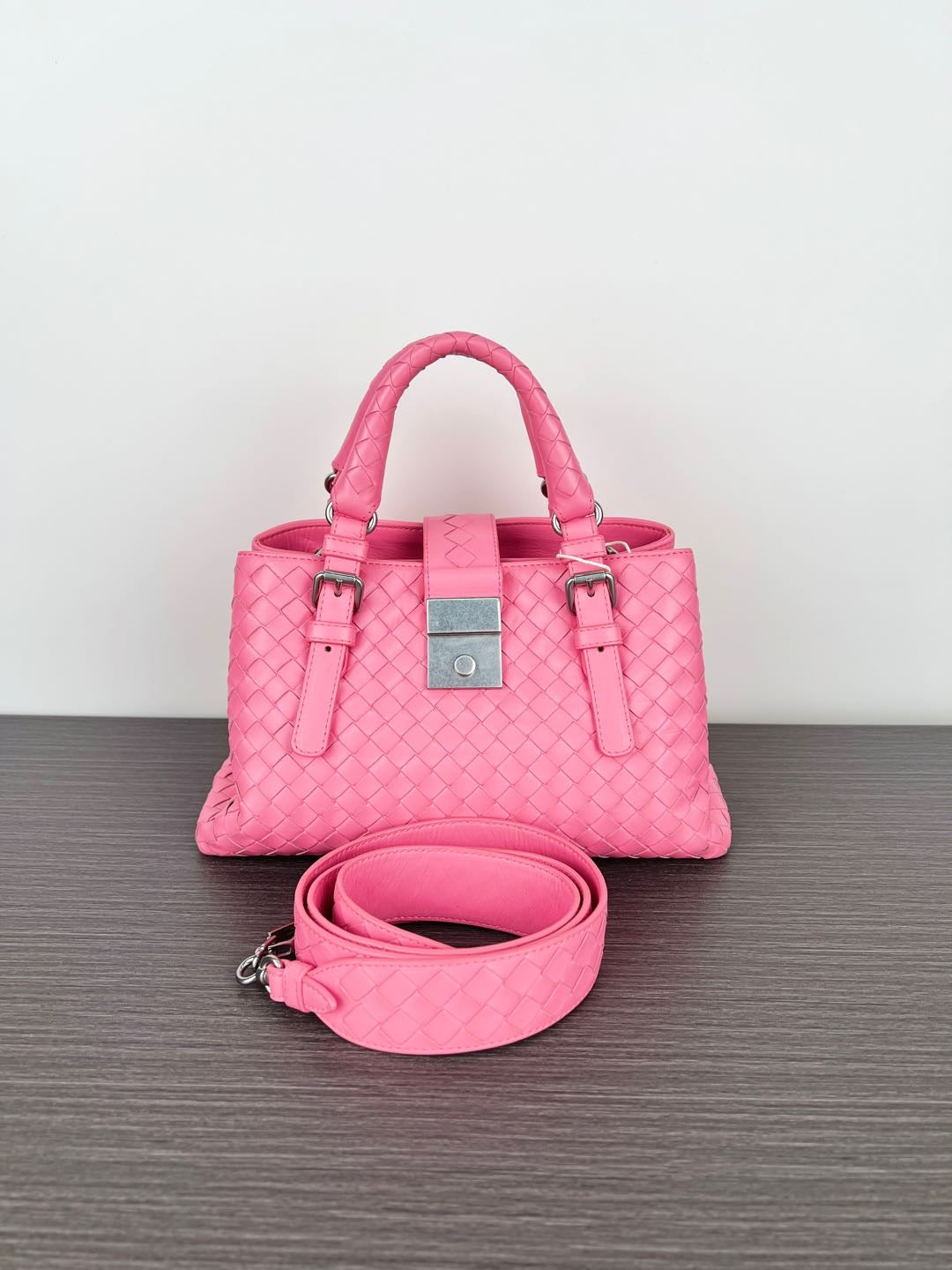 Bottega Veneta - Roma Mini - Leather - Pink - (mini)