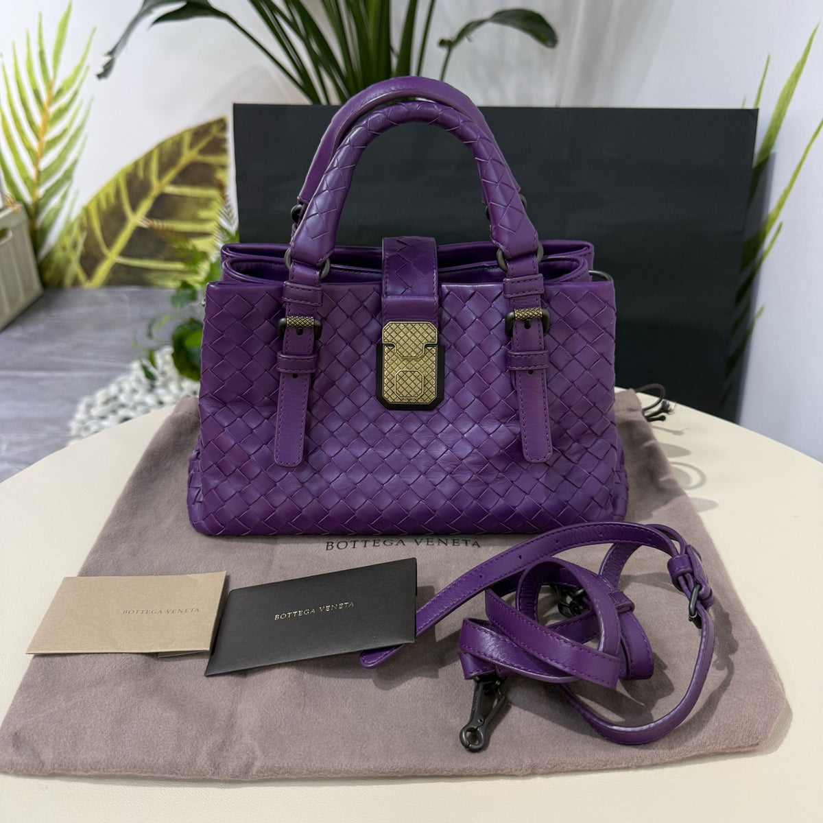 Bottega Veneta - Roma Mini - Leather - Purple - (mini)