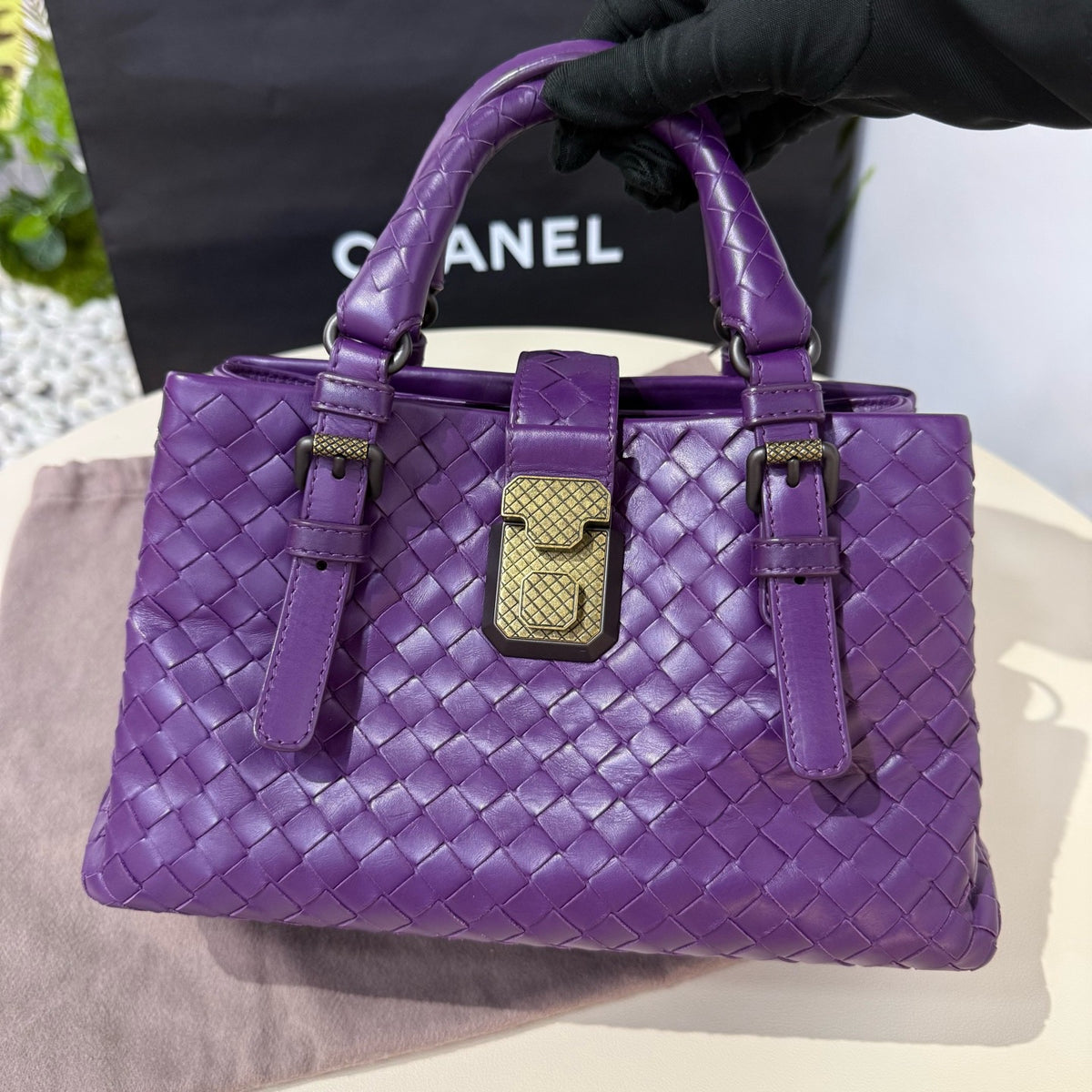 Bottega Veneta - Roma Mini - Leather - Purple - (mini)