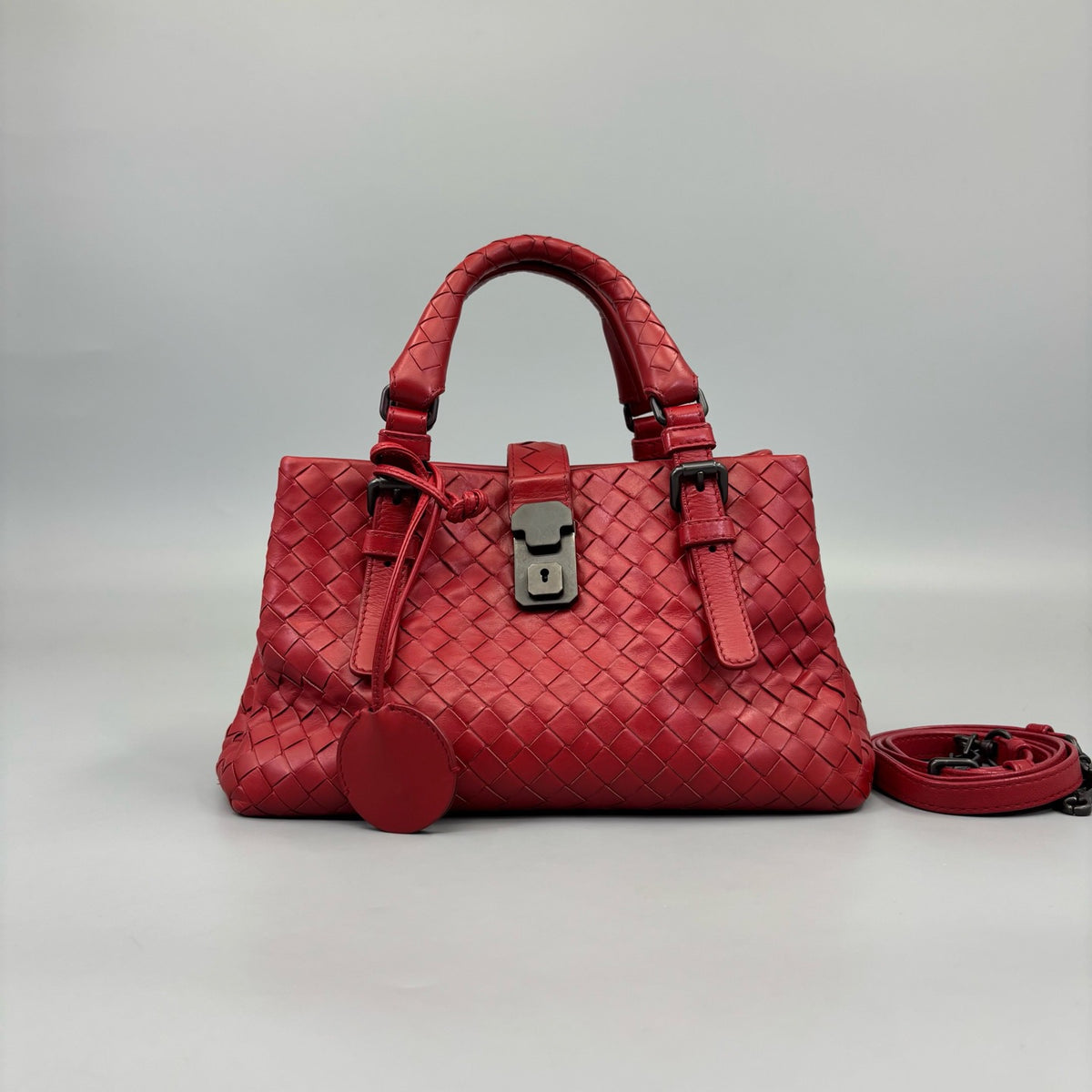 Bottega Veneta - Roma Small - Leather - Red - (small)