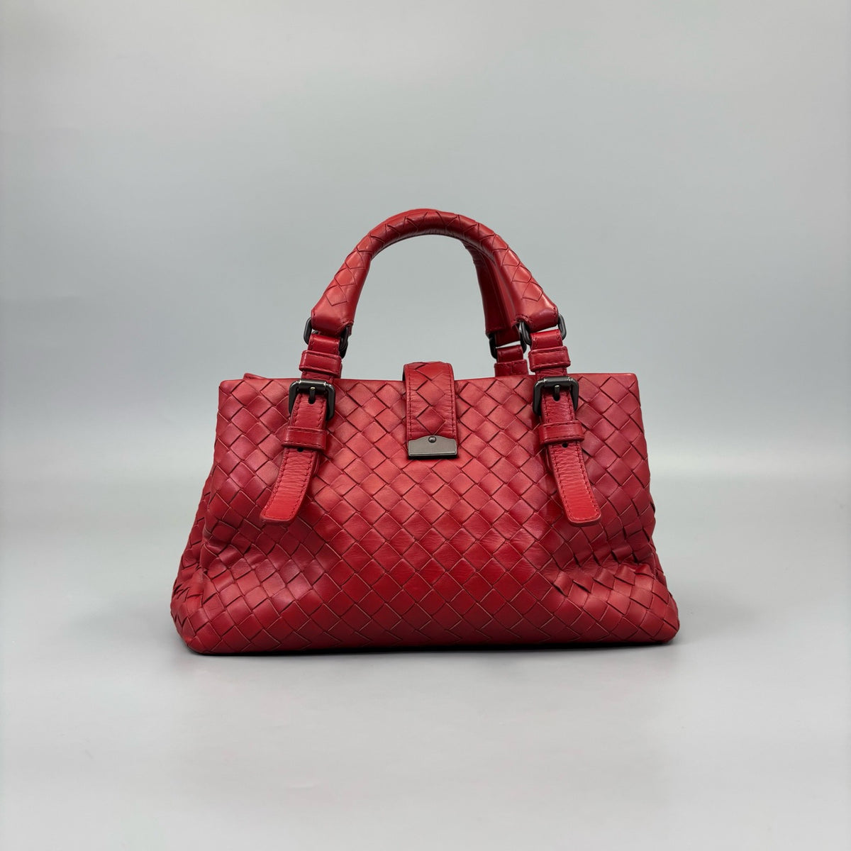 Bottega Veneta - Roma Small - Leather - Red - (small)