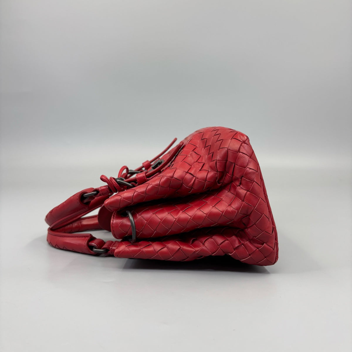 Bottega Veneta - Roma Small - Leather - Red - (small)