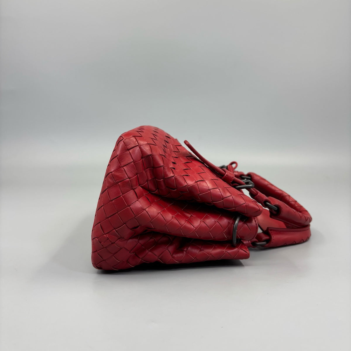 Bottega Veneta - Roma Small - Leather - Red - (small)