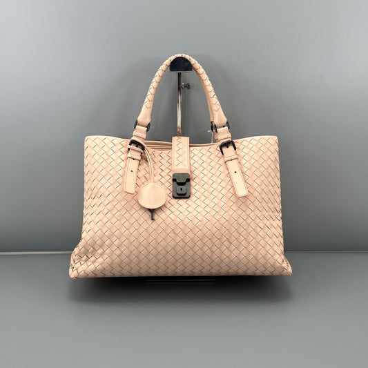 Bottega Veneta - Roma Tote Bag - Leather - Nude Pink - (Large)