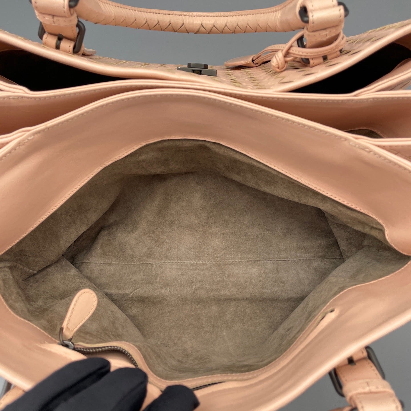 Bottega Veneta - Roma Tote Bag - Leather - Nude Pink - (Large)