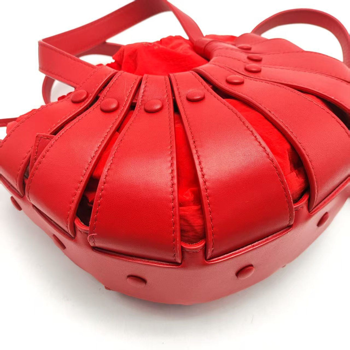 Bottega Veneta - Sardine - Leather - Red - (small)