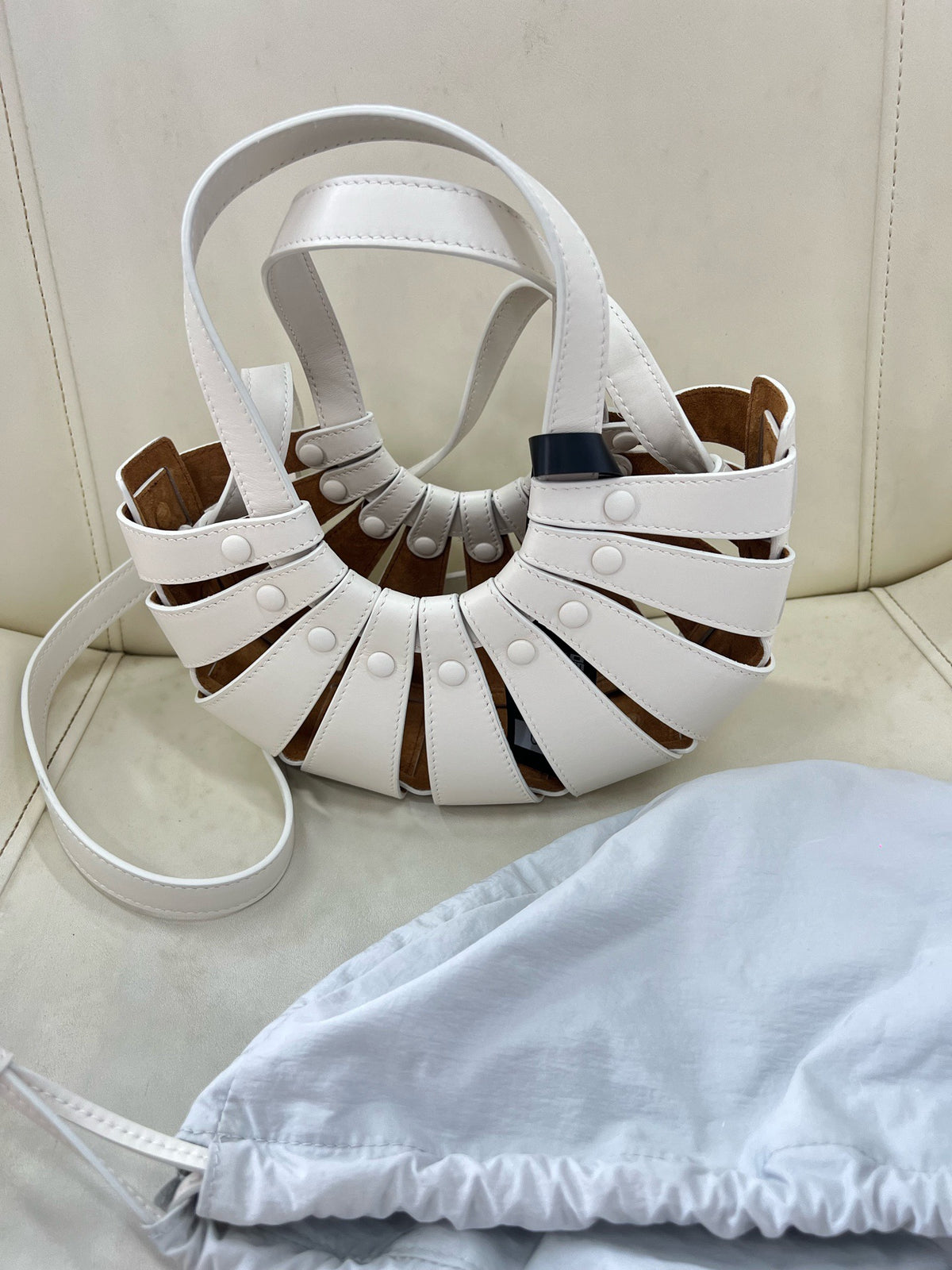 Bottega Veneta - Shell - Leather - White - (small)