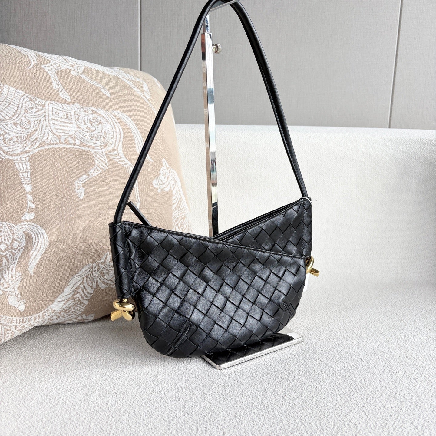 Bottega Veneta - Solstice - Leather - Black - (mini)