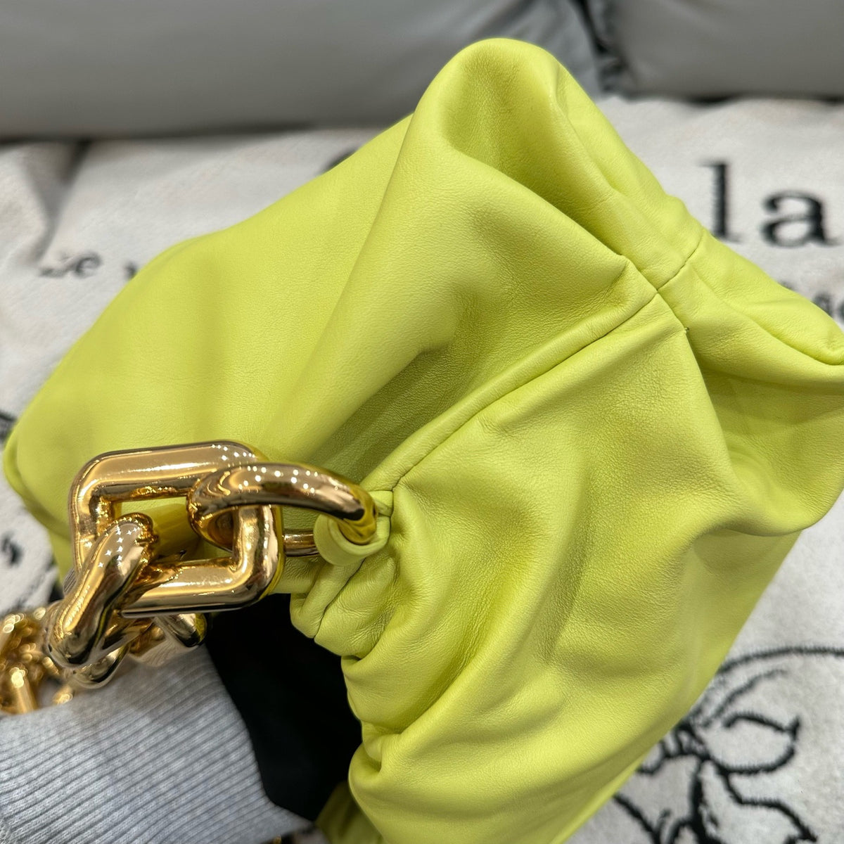 Bottega Veneta - The Chain Pouch - Leather - Green