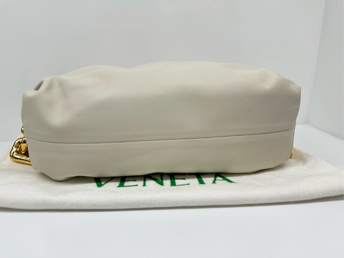 Bottega Veneta - The Chain Pouch - Leather - White