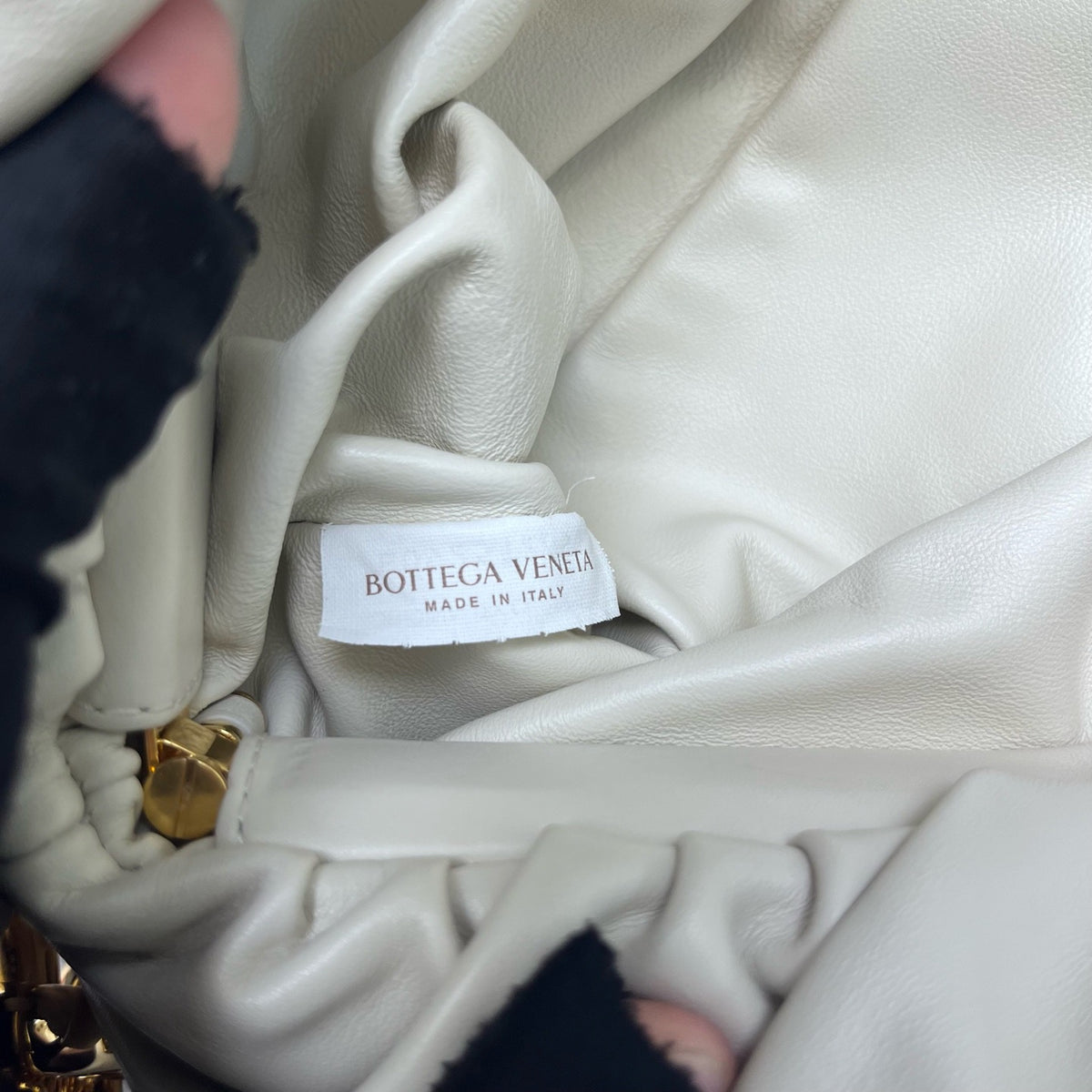 Bottega Veneta - The Chain Pouch - Leather - White - (Medium)