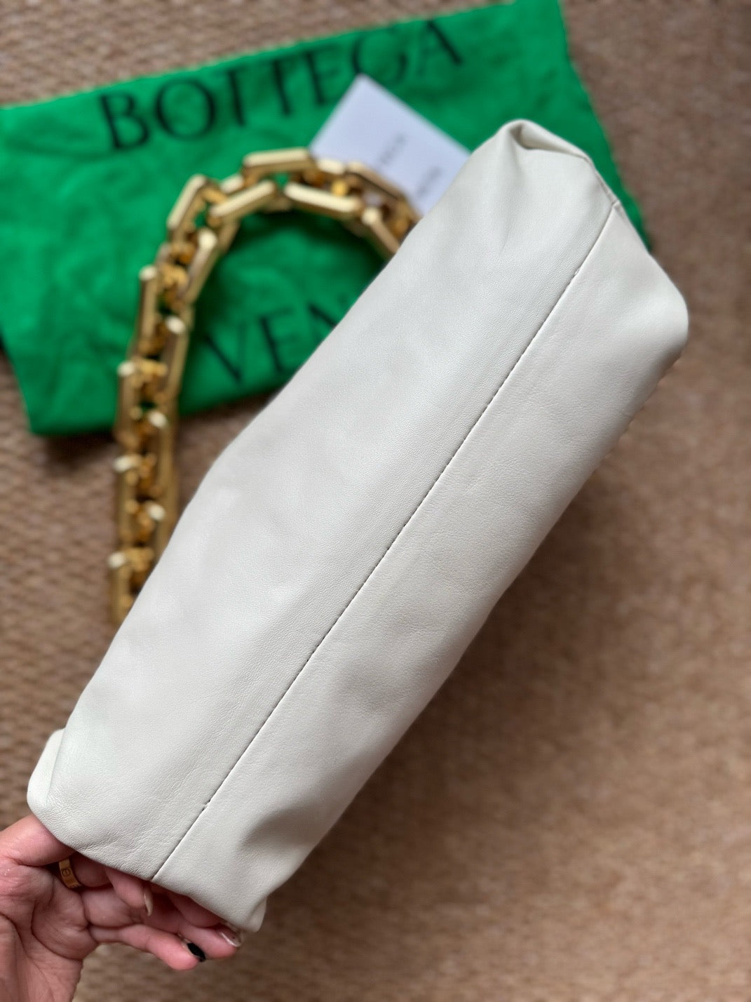 Bottega Veneta - The Chain Pouch - Leather - White - (mini)
