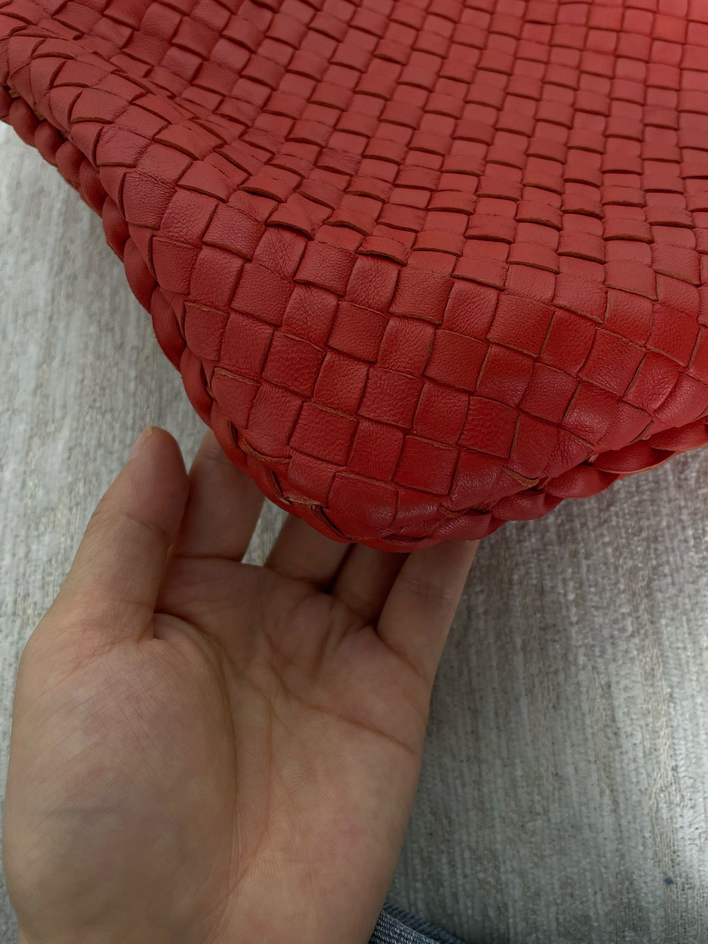 Bottega Veneta - The Mini Jodie - Leather - Red - (mini)