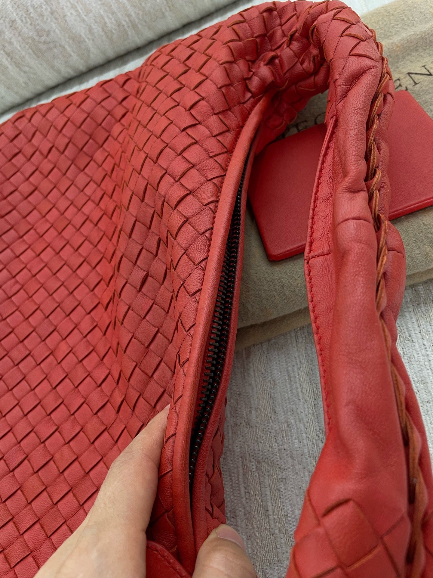 Bottega Veneta - The Mini Jodie - Leather - Red - (mini)