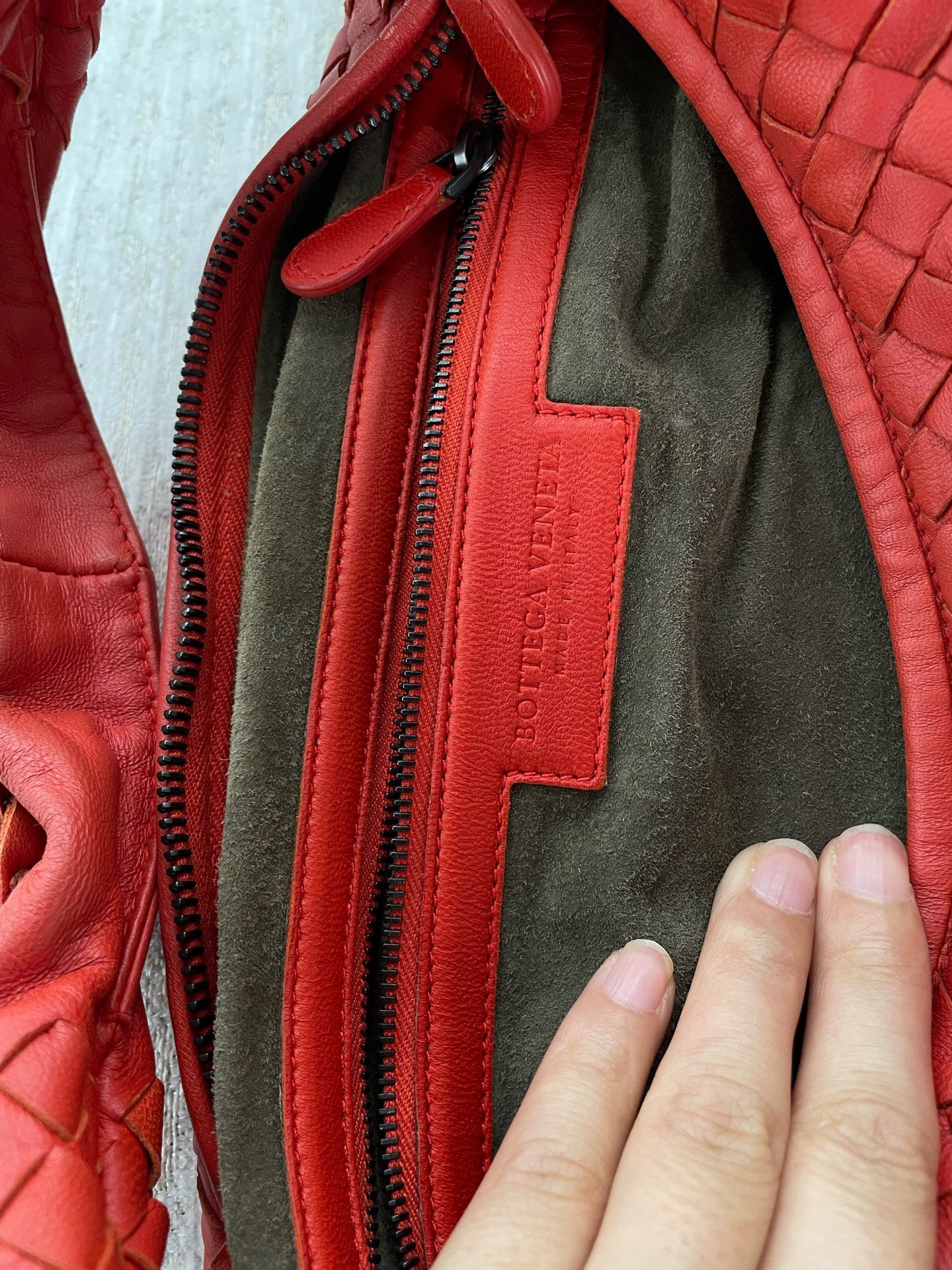 Bottega Veneta - The Mini Jodie - Leather - Red - (mini)