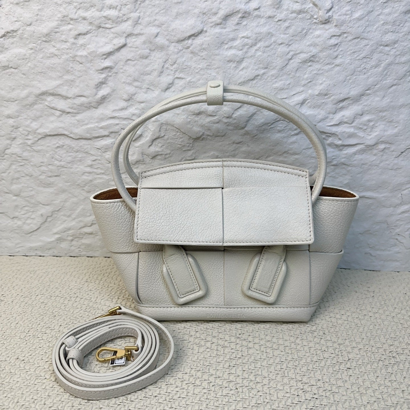 Bottega Veneta - The Mini Jodie - Leather - White - (mini)