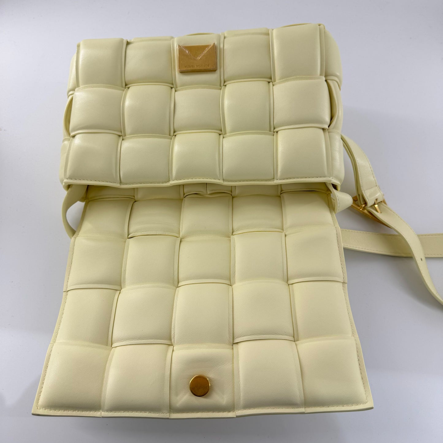 Bottega Veneta - The Padded Cassette - Lambskin leather - Yellow - (medium)