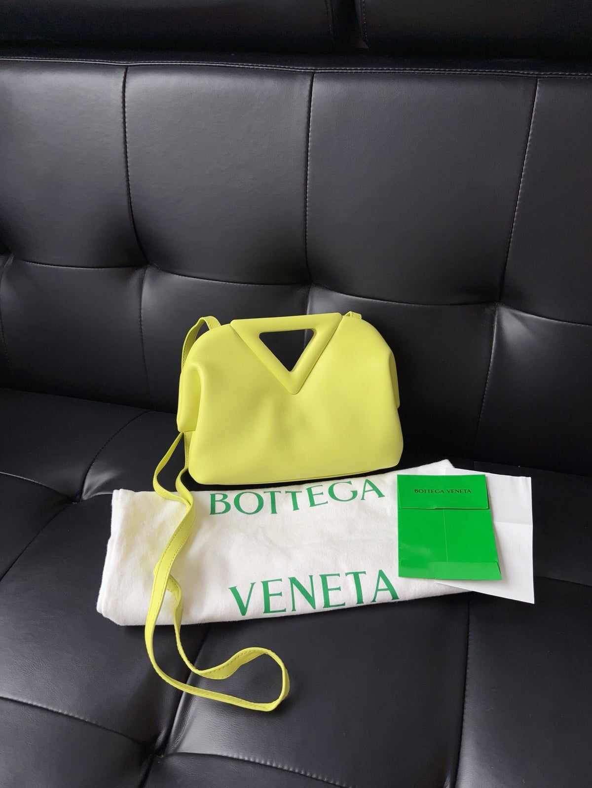 Bottega Veneta - The Point - Leather - Green - (mini)