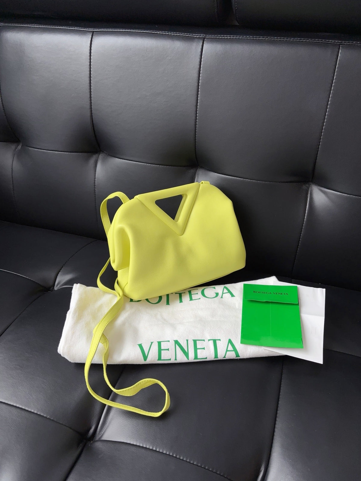 Bottega Veneta - The Point - Leather - Green - (mini)
