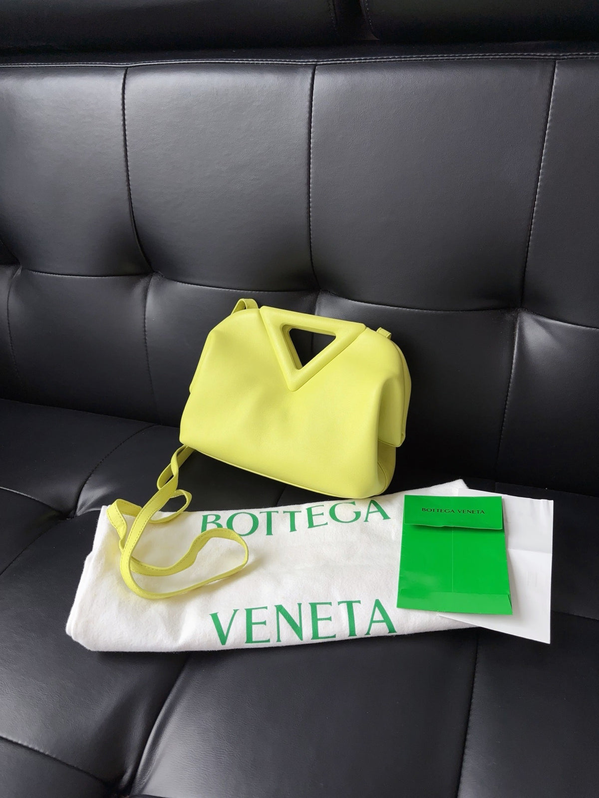 Bottega Veneta - The Point - Leather - Green - (mini)